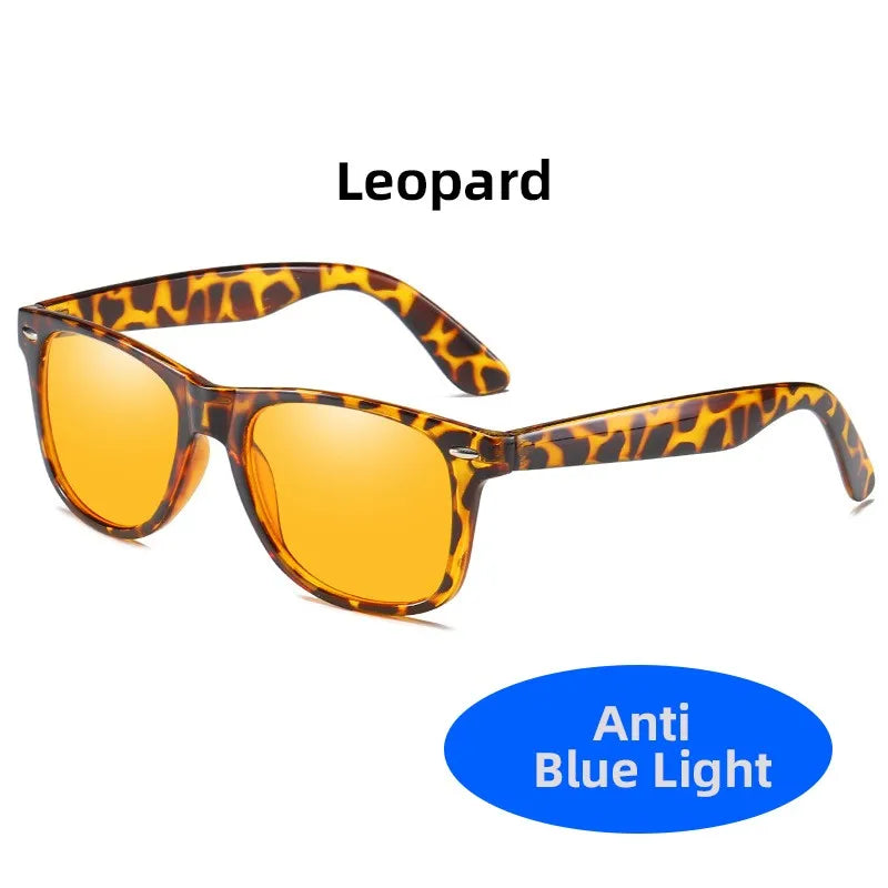 Classic Square Gaming Blue Light Blocking Glasses Men Yellow Women Office Anti Light Eyeglasses Computer Filter Goggles